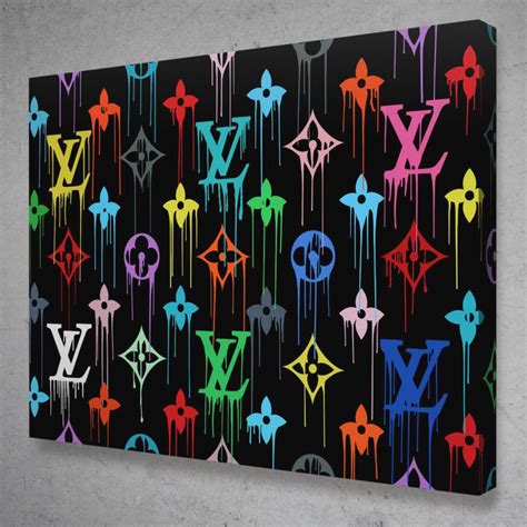 oliver louis vuitton painting|Louis Vuitton canvas wall art.